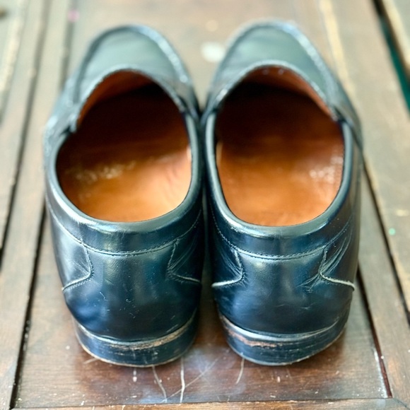 Allen Edmonds Walden Loafers | Black Leather Penny Loafers | Size 9.5 - Picture 6 of 11